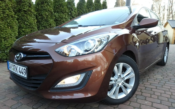 Hyundai I30 cena 32990 przebieg: 163000, rok produkcji 2014 z Dukla małe 667